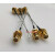 (定制SMA-KYB1铜管射频同轴测试线 SMA母单头SFT50-1半钢RF高频测试线 0.07m