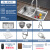 欧琳水槽双槽304不锈钢厨房洗菜盆加厚水池配铜抽拉龙头JD639
