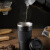 YEIES德国品牌纯钛咖啡杯保温杯大容量男女生高颜值水杯子便携生日礼物 陨石黑陶瓷内胆 500ml 500ml
