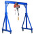 定制龙门架起重可移动手推简易可拆卸小型龙门吊 2吨 尺寸龙门架+电动葫芦