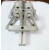 适用于丝印机配件丝印机定位支架固定位置，固定支架，丝印机支架带铝条 白色