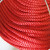 联嘉 多功能捆扎绳晾衣货物捆绑防滑耐磨绳子户外搭建加厚尼龙绳 红色 直径8mmx长100m