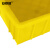 安赛瑞 塑料周转箱零件盒 170×120×55mm（5个装） 储物箱元件收纳分类筐 小号物料工具箱配件盒 黄色 24553