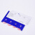 强磁性货架标签计数物资材料卡片库房仓储料签配内纸可定制内容 三轮75*100双磁蓝色
