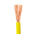 鑫辉（XINHUI）电线电缆 BVR6平方黄色 100米 国标铜芯单芯多股软线 家装照明插座空调线