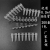 荧光定量 PCR 8连管 0.2ml 八连管2F8联管 排管 平盖 架子 01ml8连管200套