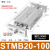 厂销气缸气动双轴双杆双出复动型滑台可调节行程MB101620品 STMB20×100/c1c