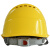 海斯迪克 gnjz-1073 安全认证绝缘安全帽ABS（TQ型黄色透气）可印字 工业防砸抗冲击头盔