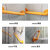 定制适用内部钢管 特厚黄色卫生间无障碍扶手栏杆老人防滑1.2米不锈钢打孔 第四代-黄色-长40cm（加厚