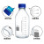 蓝盖试剂瓶100 250 500 1000 2000ml螺纹口丝口瓶化学广口试剂瓶样品瓶油样取样 无标蓝盖透明50ml