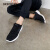 斯凯奇（Skechers）夏季男轻便休闲运动鞋透气网面舒适缓震跑步鞋 58362-BLK 黑色/白色 44