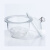 化科玻璃真空干燥器塑料实验室真空泵透明棕色真空干燥皿加厚玻璃 【可抽真空】透明干燥器 210mm 