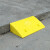 平安达 塑料斜坡垫台阶垫马路牙子门槛垫路沿坡楼梯三角垫汽车上坡垫长50*宽27*高11CM黄色