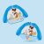 迪士尼(Disney)母婴 婴儿卡通饭衣 宝宝反穿衣吃饭围兜儿童防水画画罩衣四季伙伴蓝大号21802188