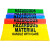 聚乙烯防化垃圾袋实验室生物危险品废物耐酸碱腐蚀蓝黄红紫色  加 黄色60*80cm 16丝厚 共25只