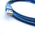 usb打印机数据线2.0打印机线高速方口USB打印线0.3 1.5 3 5 10米m 天蓝色 5m