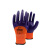 瑞珂韦尔（Rockwell）NL2006 丁腈半浸胶劳保手套13针编织耐油耐磨透气安全手套工作防护手套紫色8寸 12双装
