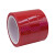高粘红色硅胶带 背面离型红色接驳绝缘胶带 深红色PET高温硅胶带 8mm*33m