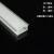 LED线条灯1公分小款办公硬灯条灯带铝槽嵌入式展厅定制长条装饰灯 1013宽1厘米高1.3厘米