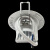欧司朗OSRAMLED筒灯嵌入防雾洞灯天花客厅卧室餐厅灯开孔75MM 3.3W/白光6500K 2.5寸
