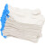 玛仕福 劳保手套工作耐磨加厚白棉线劳动干活防滑款（600点胶）12双