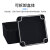 百舸 黑色ABS塑料防水盒户外室内电缆防水接线盒塑料电源分线盒200*120*75(F型新料）