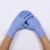 【S天蓝中厚款橡胶100只】一次性乳胶手套加厚耐磨食品级餐饮防水丁晴橡胶手套