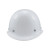 忽风玻璃钢帽子工地国标白色建筑施工夏季透气男头盔定制logo印字 619 新国标 塑钉升级款(调节旋钮) 白色