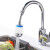 净恩（JiNGEN）新款厨房水加长延伸器万向旋转自来水花洒滤水器防溅水嘴净水宝 升级X9短款