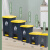 脚踏式垃圾桶商用庭院户外超大号带盖厨房环卫饭店脚踩大容量箱 80L绿色（厨余垃圾）加厚耐用