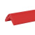 稳斯坦 WST201 安全防撞条 包边护角 包角防撞贴 墙角保护条 35*35*7mm(1米长-红色)