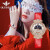 欧品客新款瑞士认证女士手表进口机芯时尚石英腕表精美礼盒情人节送女友 加强升级版-红色款女-进口机芯