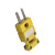 DEDH| 热电偶公母头K型插头插座；4.SMPW-CC-K-M公插带尾夹180度