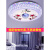 LED吸顶灯现代简约客厅卧室灯大气蓝牙婚房间2021年圆形灯具 玉貌花容50cm三色语音款 +蓝牙音乐