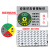 谋福（CNMF）设备标识牌 亚克力强磁 绿盖设备牌运行旋转牌（12.5*8cm绿盖四区停机待料）