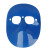 电焊面罩焊工眼镜轻便头戴耳戴烧焊氩弧焊防烤脸气焊透气防护面具 蓝色单独面罩（无眼镜）