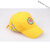 中小学生棉安全帽鸭舌帽 棒球帽反光帽 小黄帽 可调节出行 黄色网帽 M(56-58cm)