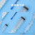 定制 一次性注射器 无针头注射器实验室用一次性塑料粗口针筒冲洗取样灌注器 独立包装2.5ml(150支)