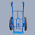 油桶车 可定制加厚管26寸大轮200升铁胶油桶手动搬运拖拉油桶车 其它规格定制
