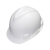 梅思安/MSA V-Gard PE标准型V型安全帽 带下颚带 一指键帽衬 工地施工建筑 白色 1顶 可定制 IP