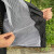 尘玲 分体式雨衣套装可拆卸双帽檐防雨防汛外卖安保雨衣 黑色3XL