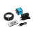 黑白CCD焊接机工业相机摄像头 激光十字线可调 机械视觉内置 湖蓝色 带蓝光灯
