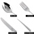 双立人（ZWILLING）餐具套装便携家庭不锈钢勺子家用牛排刀西餐叉勺刀具 8件套 Aberdeen西餐具