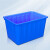 京度 大号水箱长方形储水框大容量养殖箱废液周转箱加厚塑料储物箱含盖 500L红色