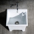 国米（Guomi）44×36四脚式陶瓷阳台拖把池方型台控陶瓷拖布池阳台拖布池卫生间墩布池 不含龙头