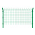 唯曼高速公路双边丝护栏网养殖厂区钢丝网隔离网户外铁丝网围栏 硬塑边框网5毫米粗*1.8米高*3米长/套含1柱