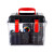 爱保单反相机塑料防潮箱摄影箱干燥箱镜头除湿防霉密封吸湿卡 手提透明黑+红色送升级款吸湿卡 25L
