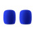 防风海绵口水套话筒防噪适用NEUMANN纽曼KM105104麦克风防喷罩 适用纽曼105/104蓝色海绵套2个