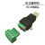 RJ11转4PIN端子 RJ11转接头 RJ11转接端子RJ11水晶网口转接线端子 RJ11公转4Pin端子