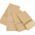 冰禹 BYyn-239 防油牛皮纸袋 一次性方底打包袋食品面包袋(200个) 非防油30*15.5*10